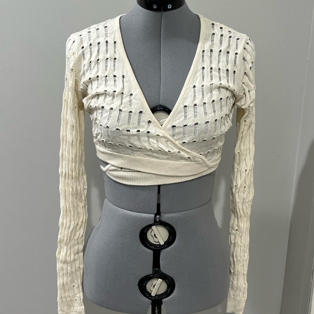 NWOT BLOCH BALLET WRAP SWEATER